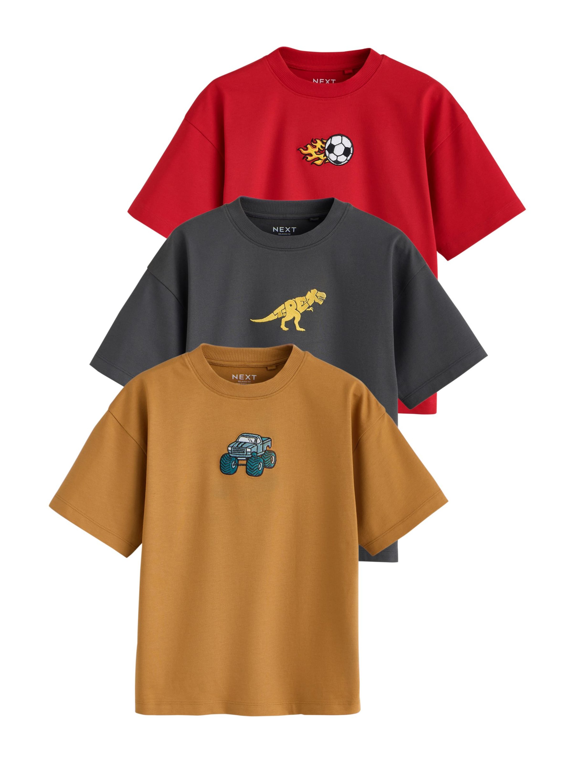 Next T-Shirt in Rot: Vorderseite