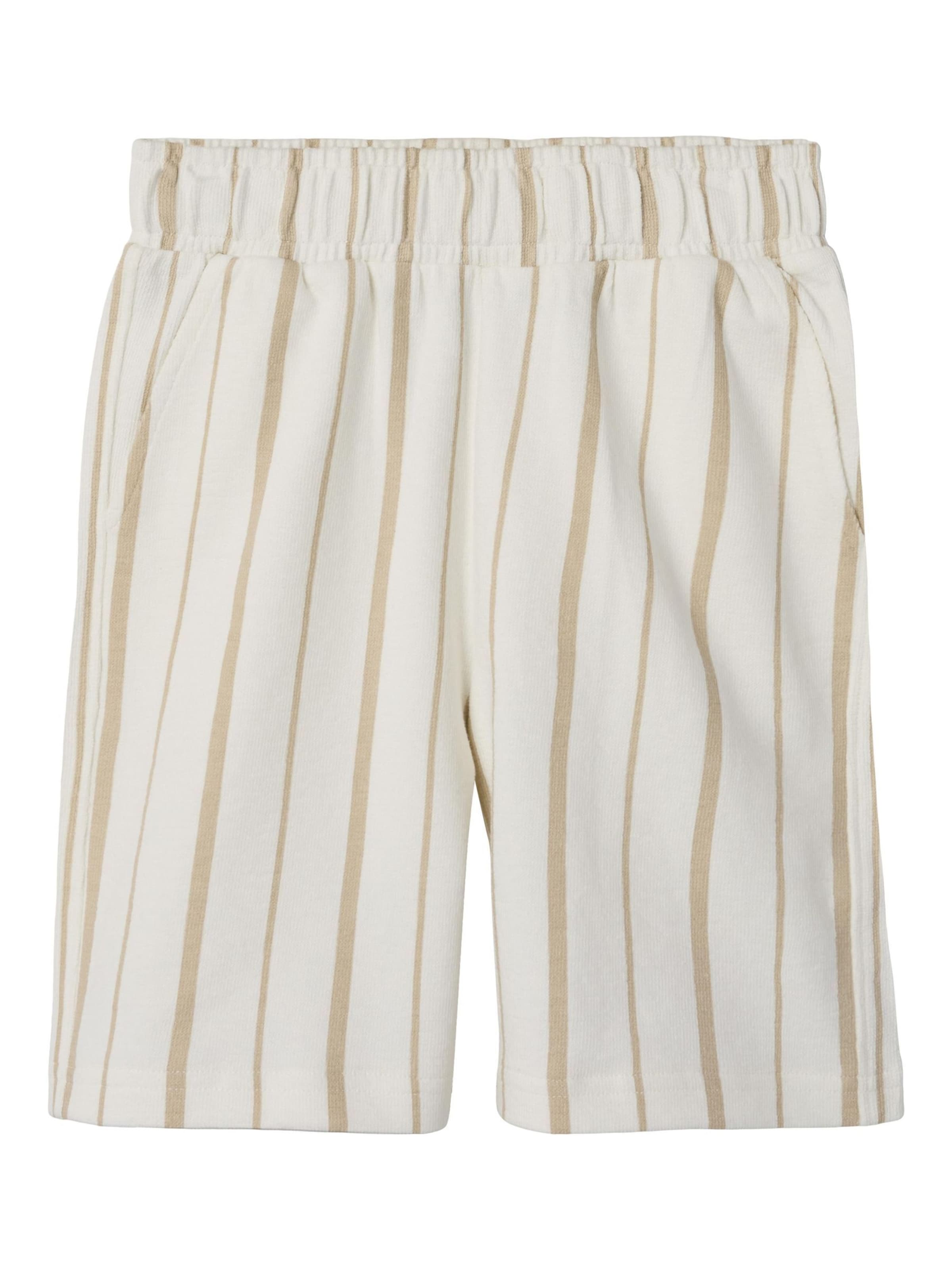 NAME IT Regular Trousers in White: front