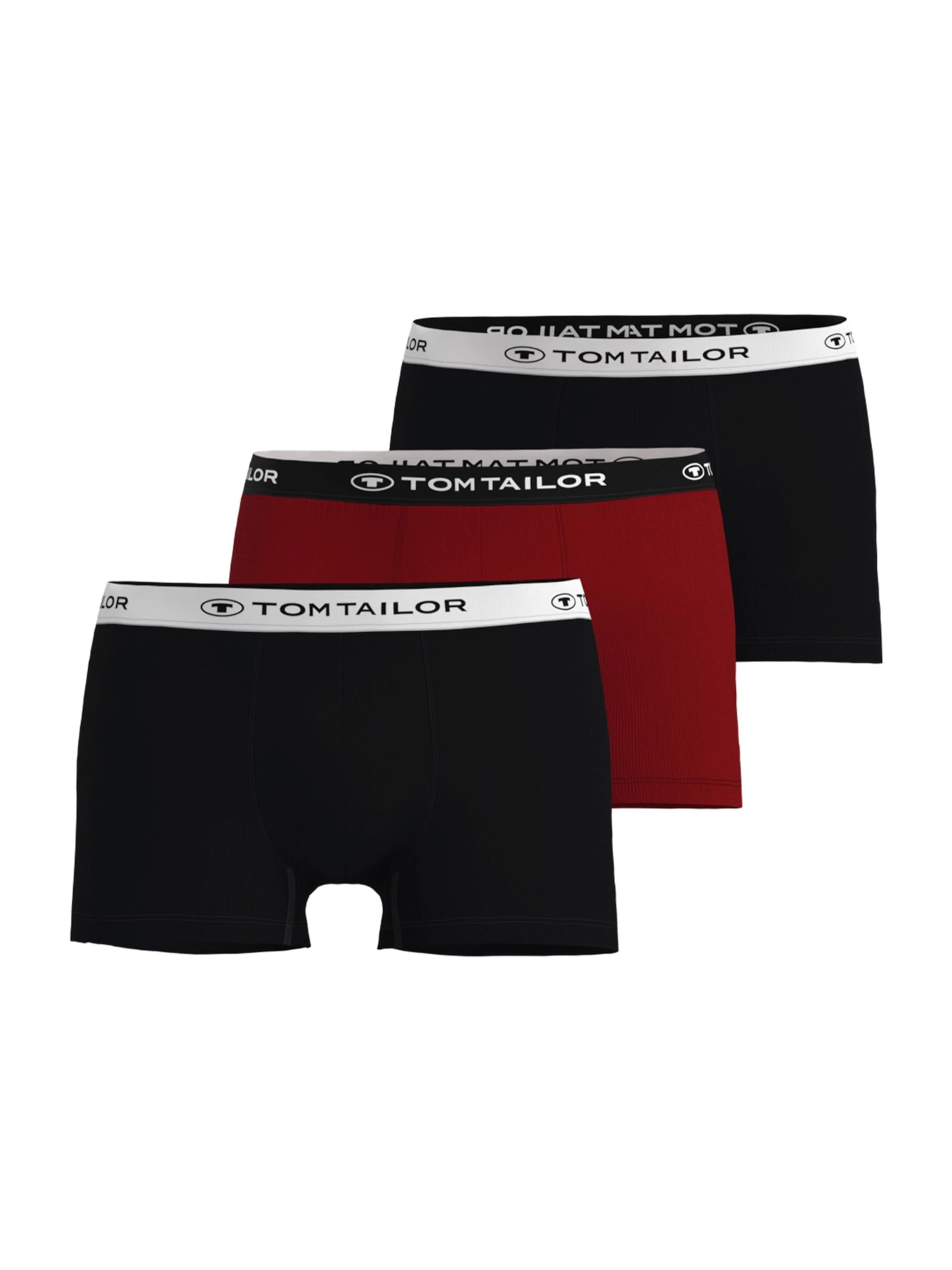 TOM TAILOR Bokserishortsit värissä punainen: etupuoli