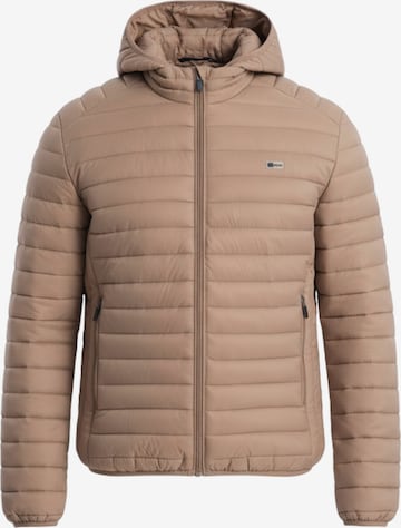 Ombre Tussenjas in Bruin: voorkant