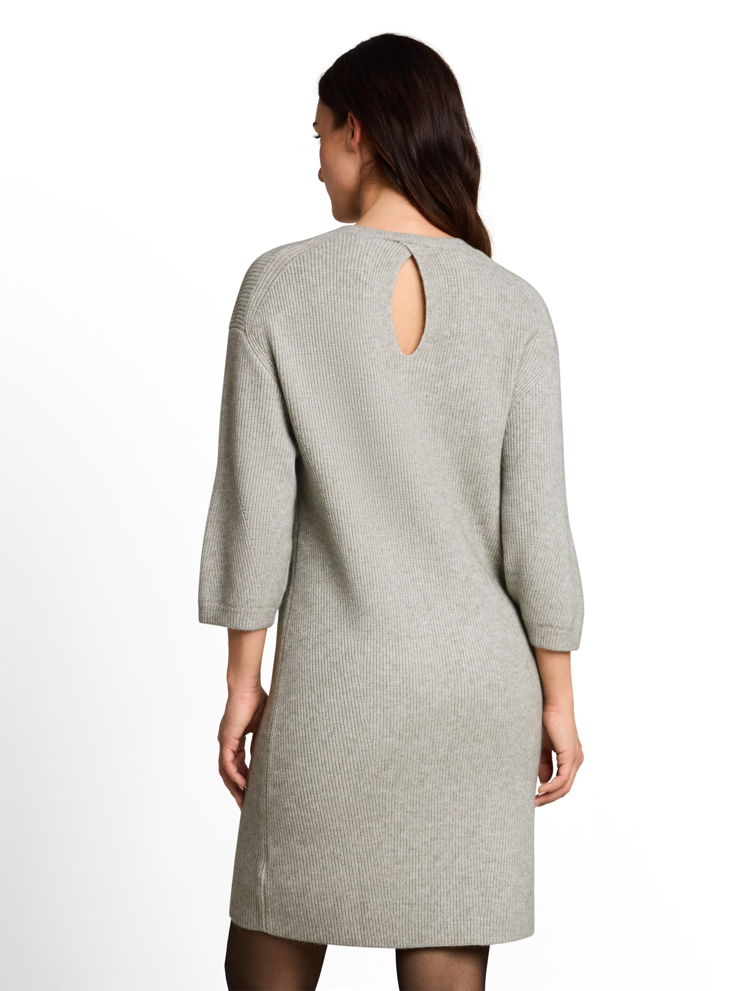 TOM TAILOR Knitted dress in Grey