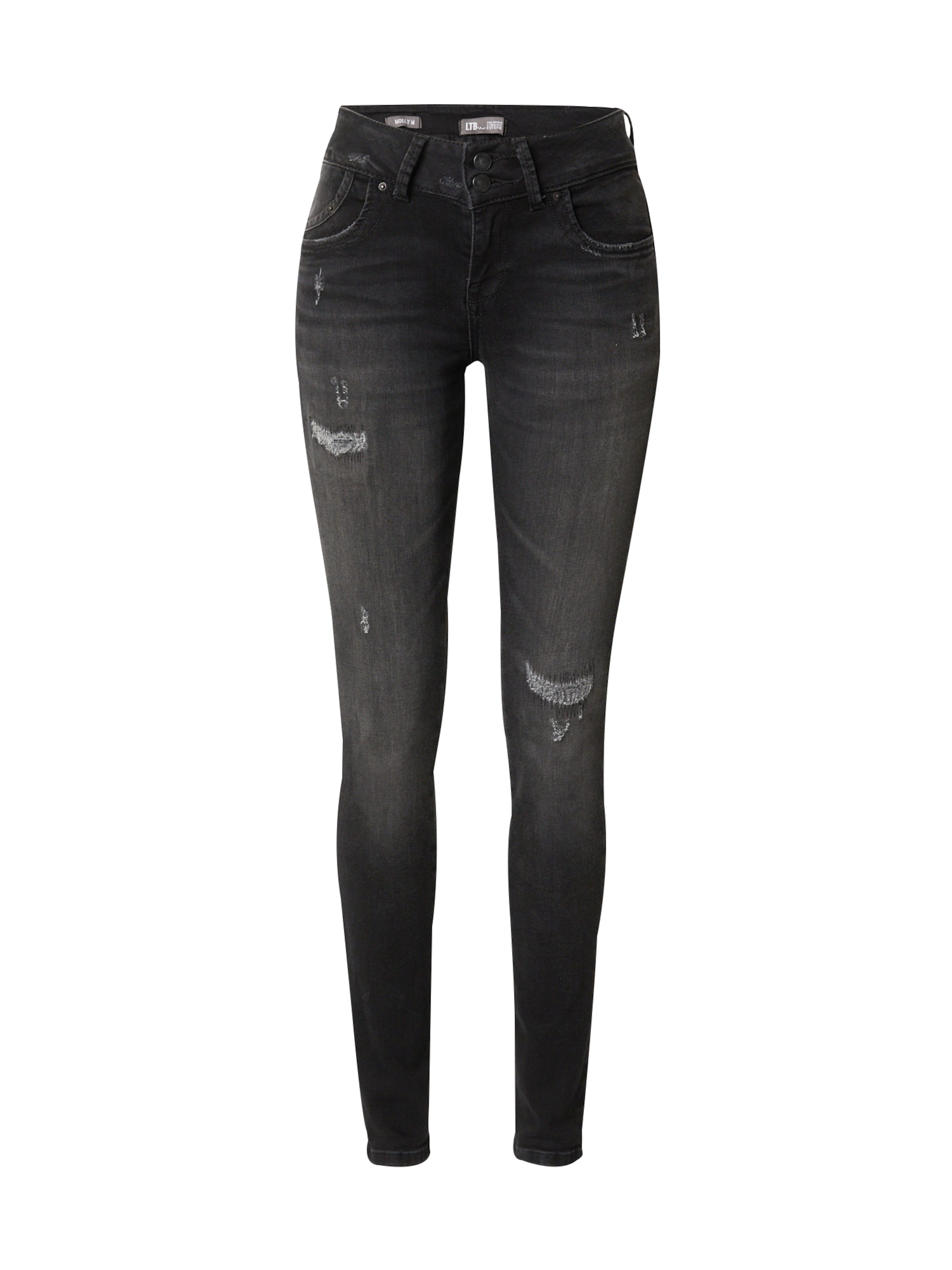 LTB Slim fit Jeans 'MOLLY' in Black: front