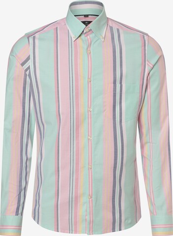 Coupe slim Chemise Nils Sundström en mélange de couleurs : devant