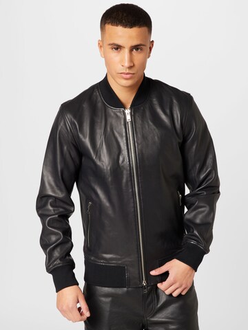 Liu Jo Uomo - Chaqueta de entretiempo 'PELLE' en negro: frente
