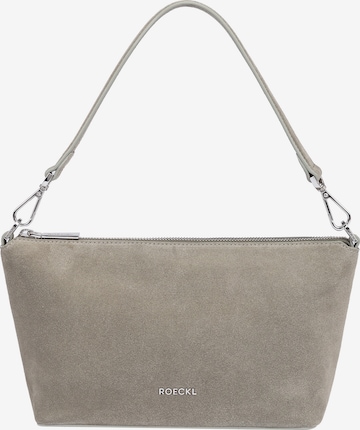 Roeckl Schoudertas 'GAIA UMHÄNGETASCHE VELOUR SMALL' in Beige: voorkant