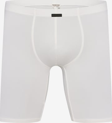 Manstore Langer Boxer ' M2569 Biker Pants ' in Weiß: Vorderseite