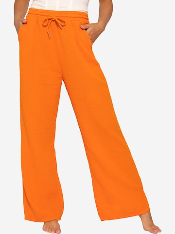 SASSYCLASSY Loosefit Bukse i oransje