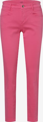 Cambio Slim fit Pants 'Pina' in Pink: front