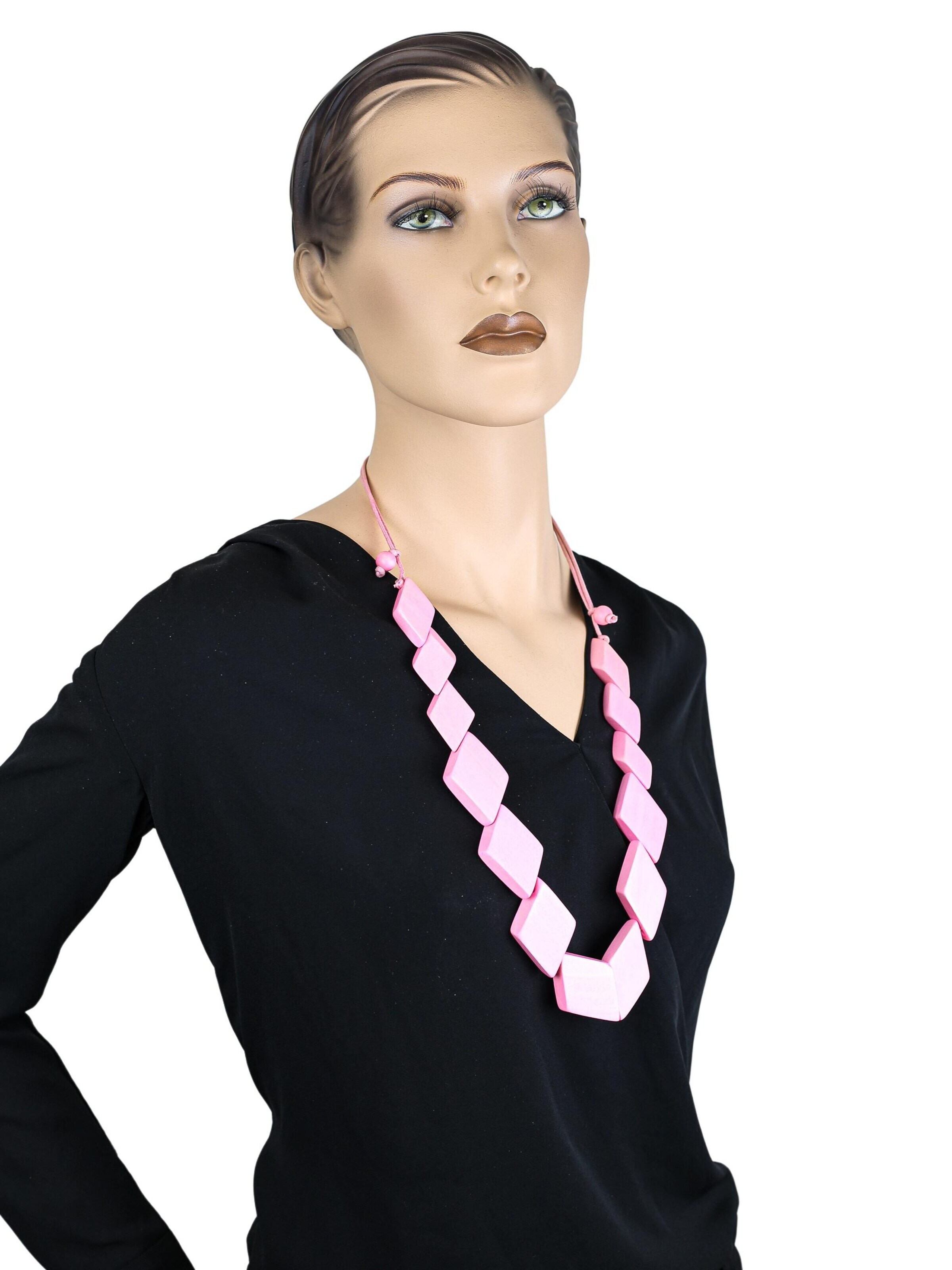 COLLEZIONE ALESSANDRO Necklace 'Raute' in Pink