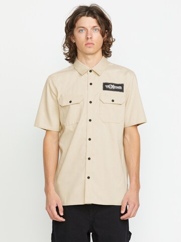 Volcom Shirt 'VOLCOM ENT' in Beige: front