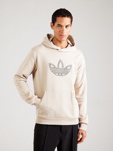 ADIDAS ORIGINALS Sweatshirt 'Outline' in Beige: Vorderseite