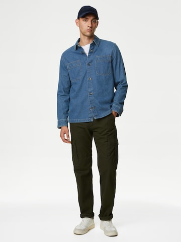 Marks & Spencer Regular fit Overhemd in Blauw