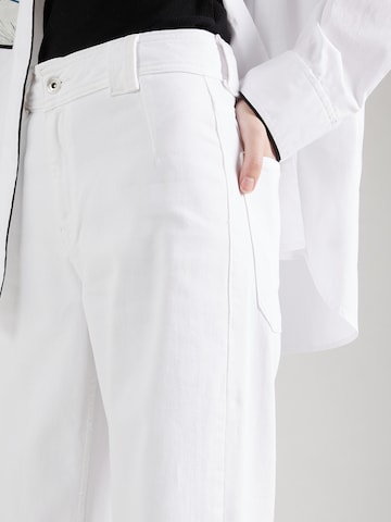 Wide Leg Pantalon 'ALARA' ONLY en blanc