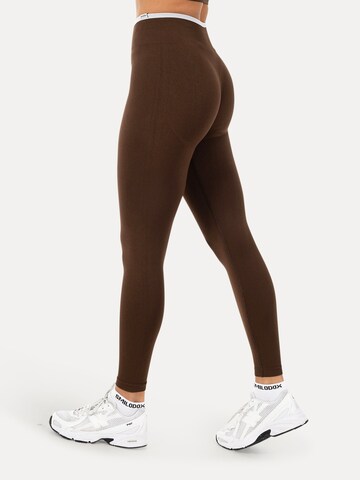Smilodox Skinny Leggings in Bruin