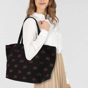 Karl Lagerfeld Shopper in Schwarz: Vorderseite