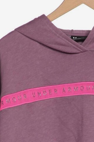 UNDER ARMOUR Sweatshirt & Zip-Up Hoodie in L in Purple
