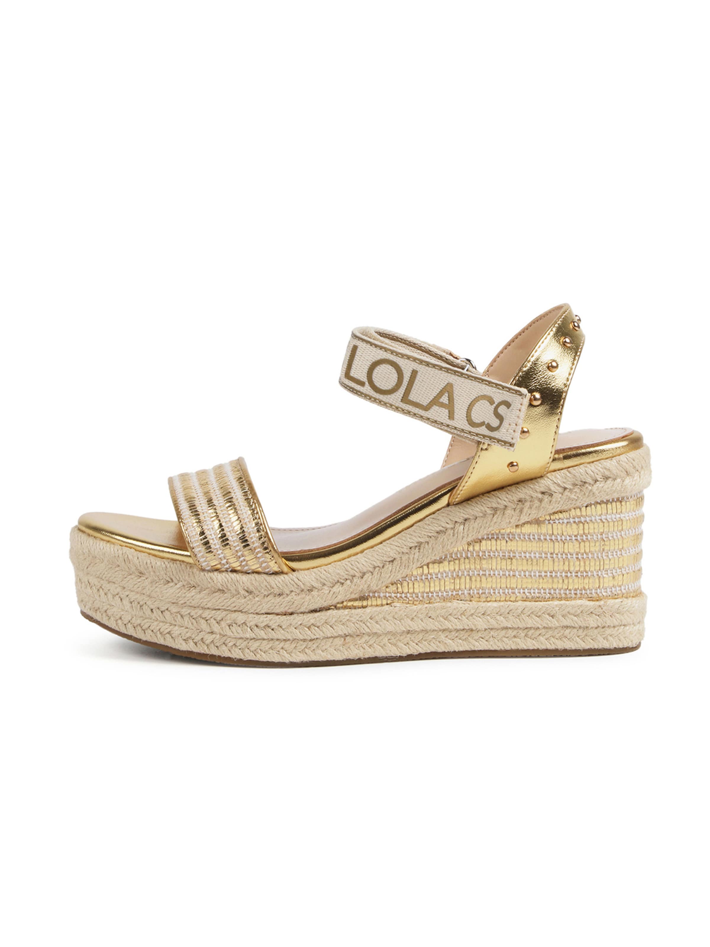 Lola Casademunt Sandaalit värissä kulta: etupuoli