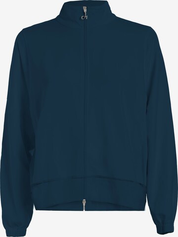 DEHA Sweatvest in Blauw: voorkant