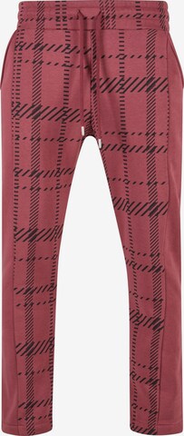 Thug Life Regular Pants in Pink: front