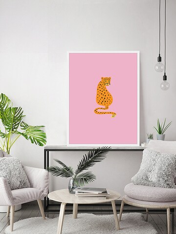 Liv Corday Image 'Panter in Pink' in White
