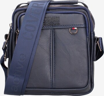 Borsa a tracolla di Coveri Collection in blu: frontale