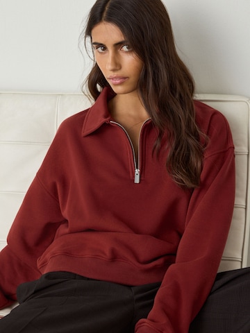 Next Sweatshirt 'Essential' in Braun