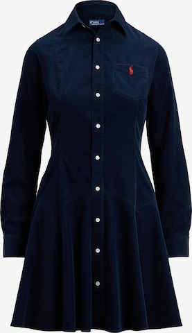 Rochie tip bluză de la Polo Ralph Lauren pe albastru: față