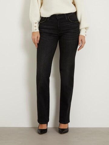 GUESS Flared Jeans in Schwarz