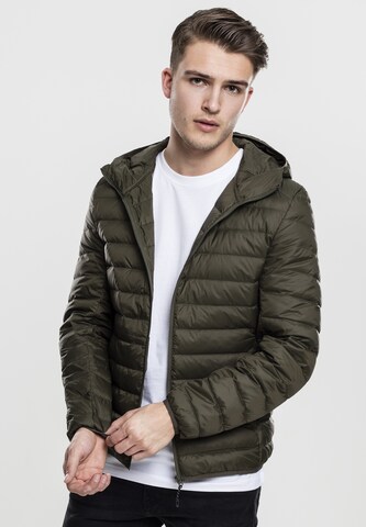 Veste mi-saison Urban Classics en vert : devant