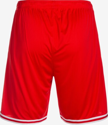 Regular Pantalon de sport 'Hoops Team Game' PUMA en rouge
