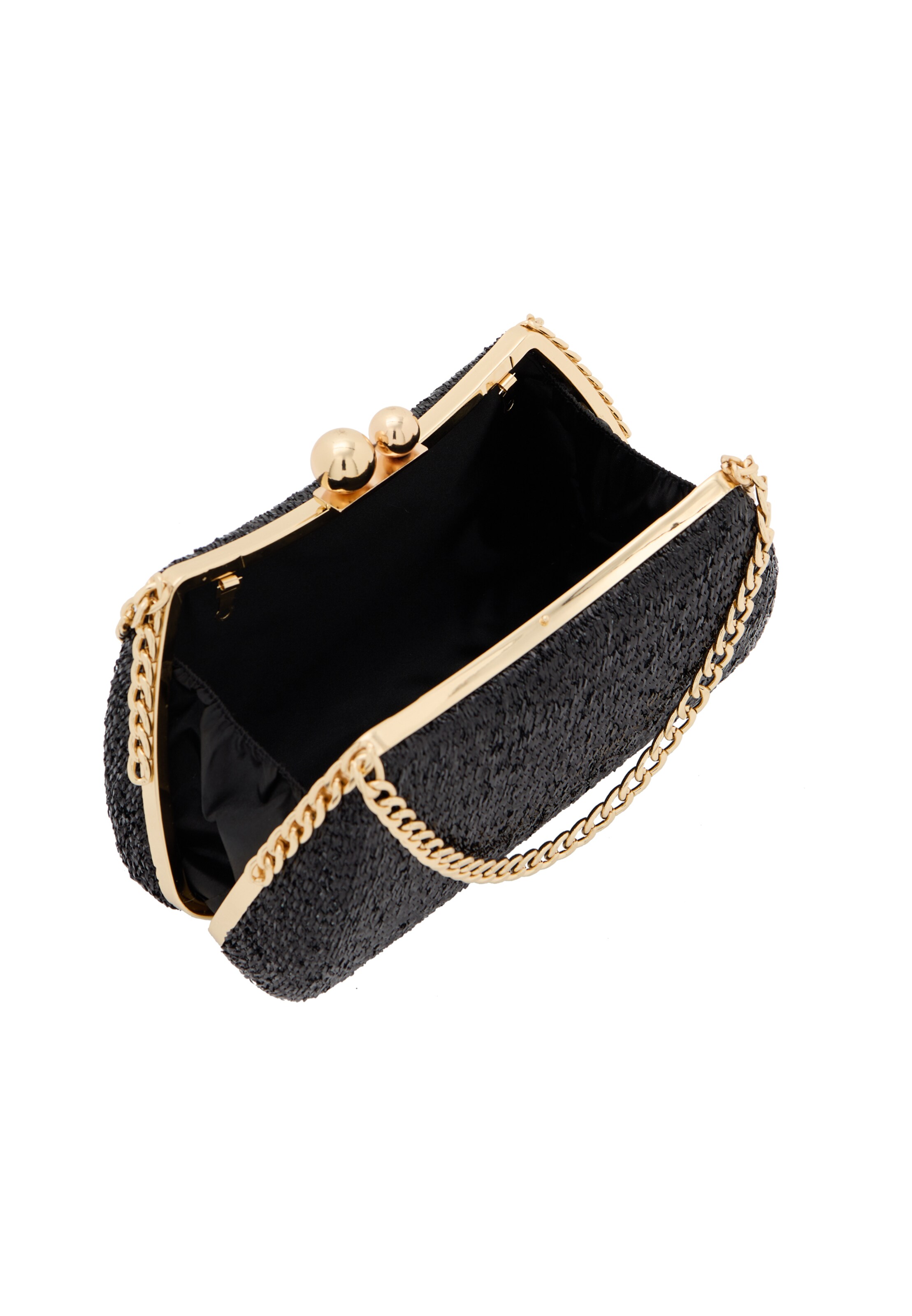 faina Clutch in Black