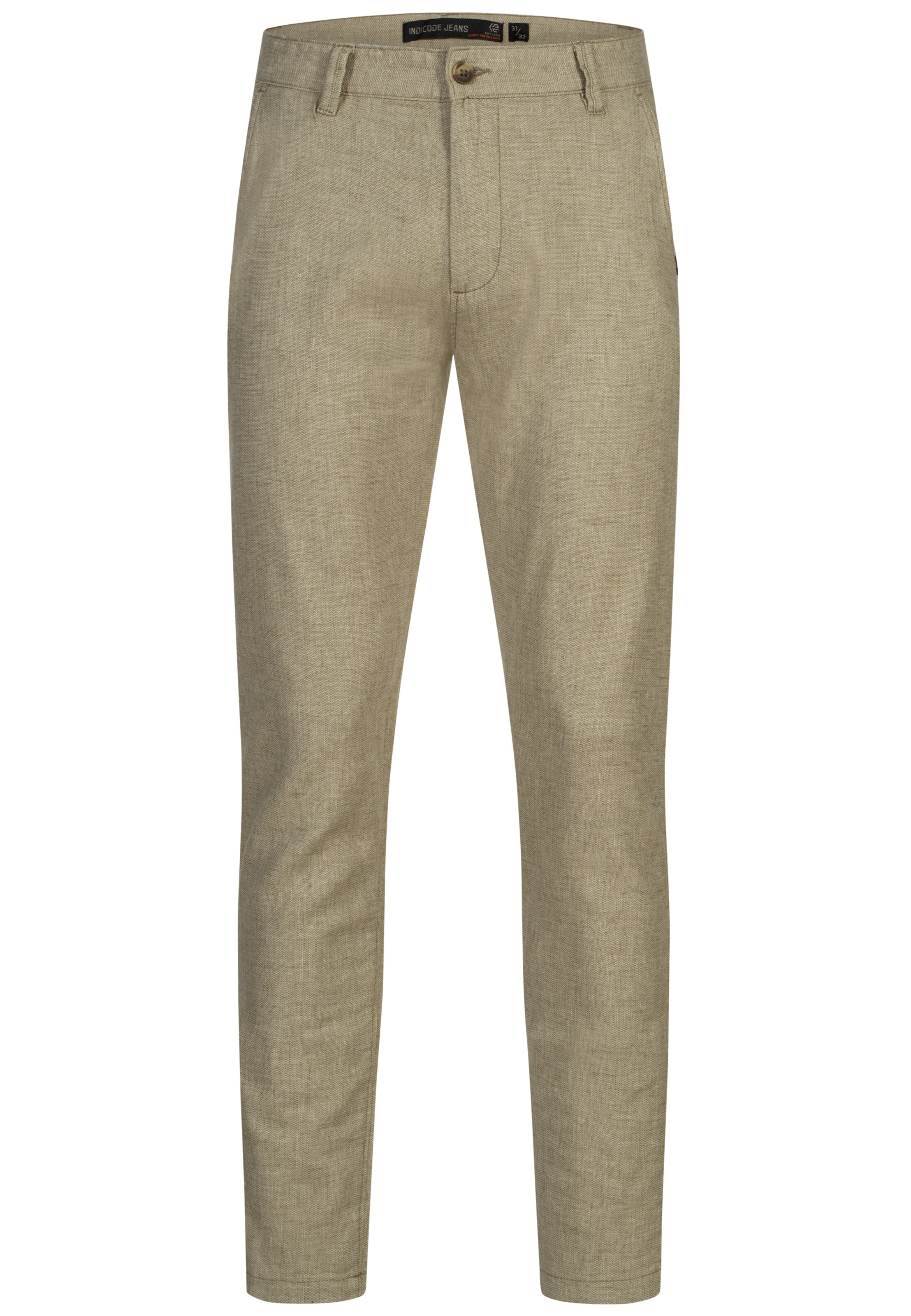 INDICODE JEANS Trousers 'Guy' in Green: front