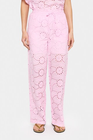 SAINT TROPEZ Wide Leg Hose in Pink: Vorderseite