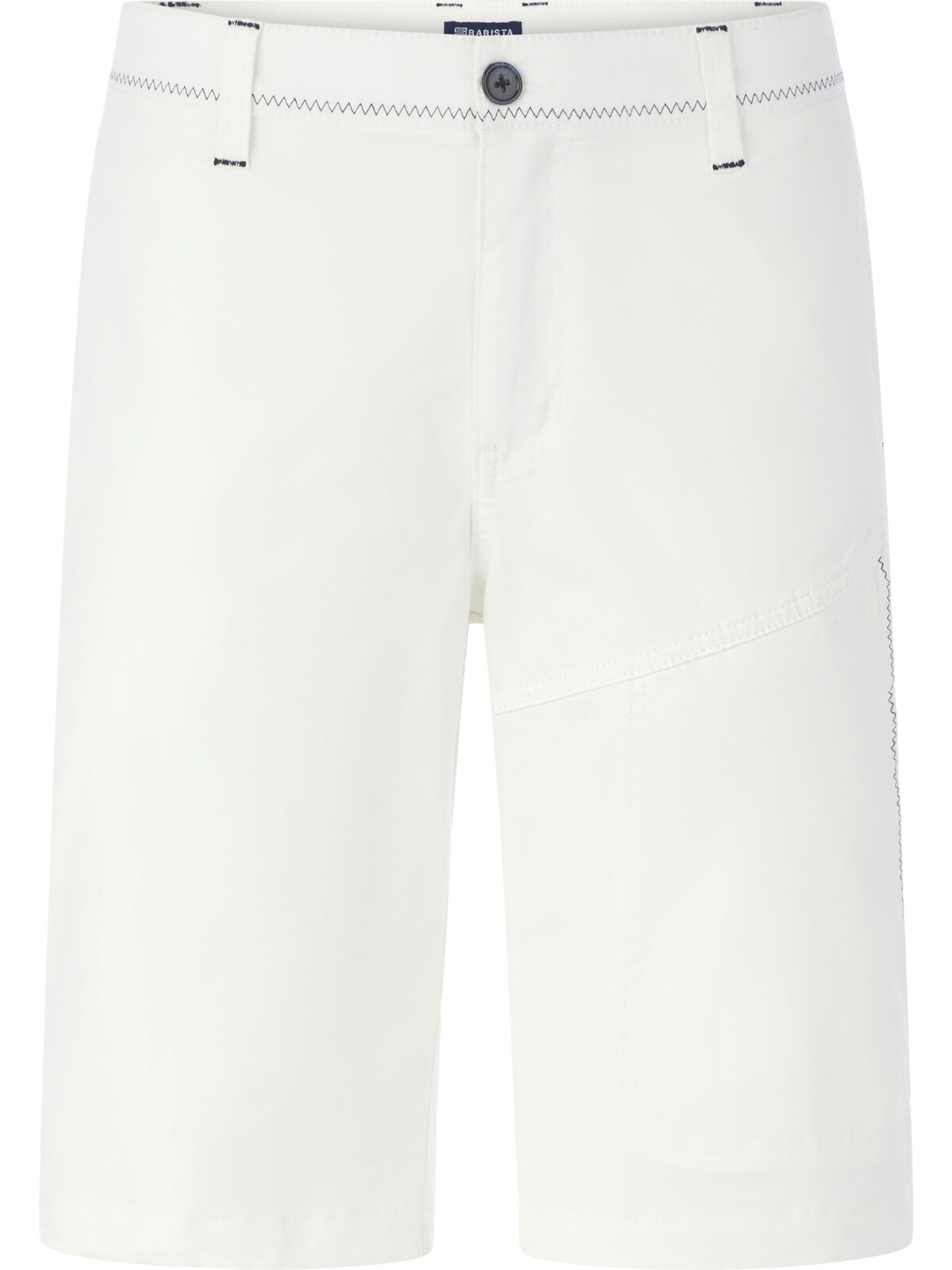 BABISTA Regular Pants ' Norino ' in White: front