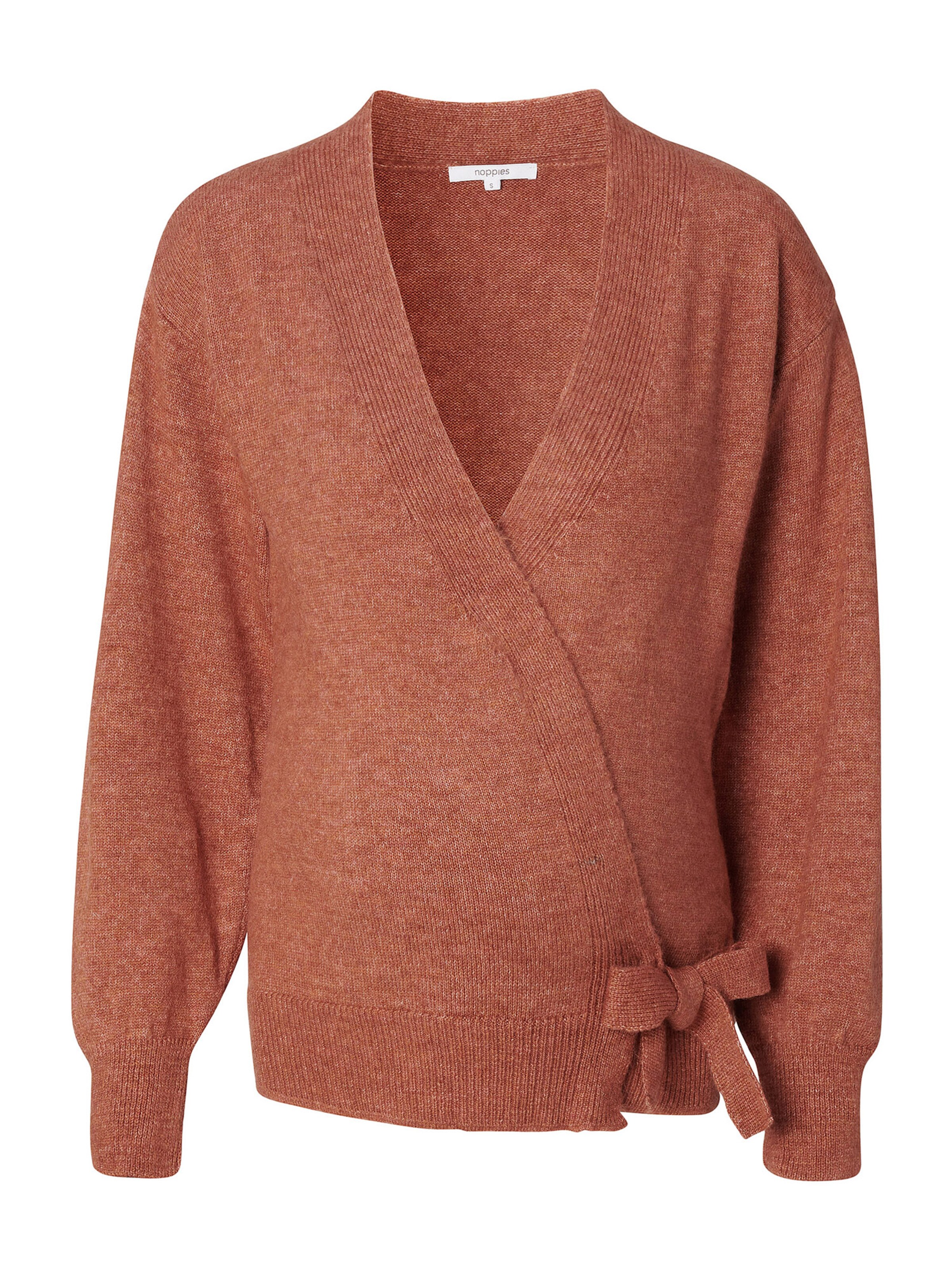 Noppies Gebreid vest 'Cecia' in de kleur Kastanjebruin, Productweergave