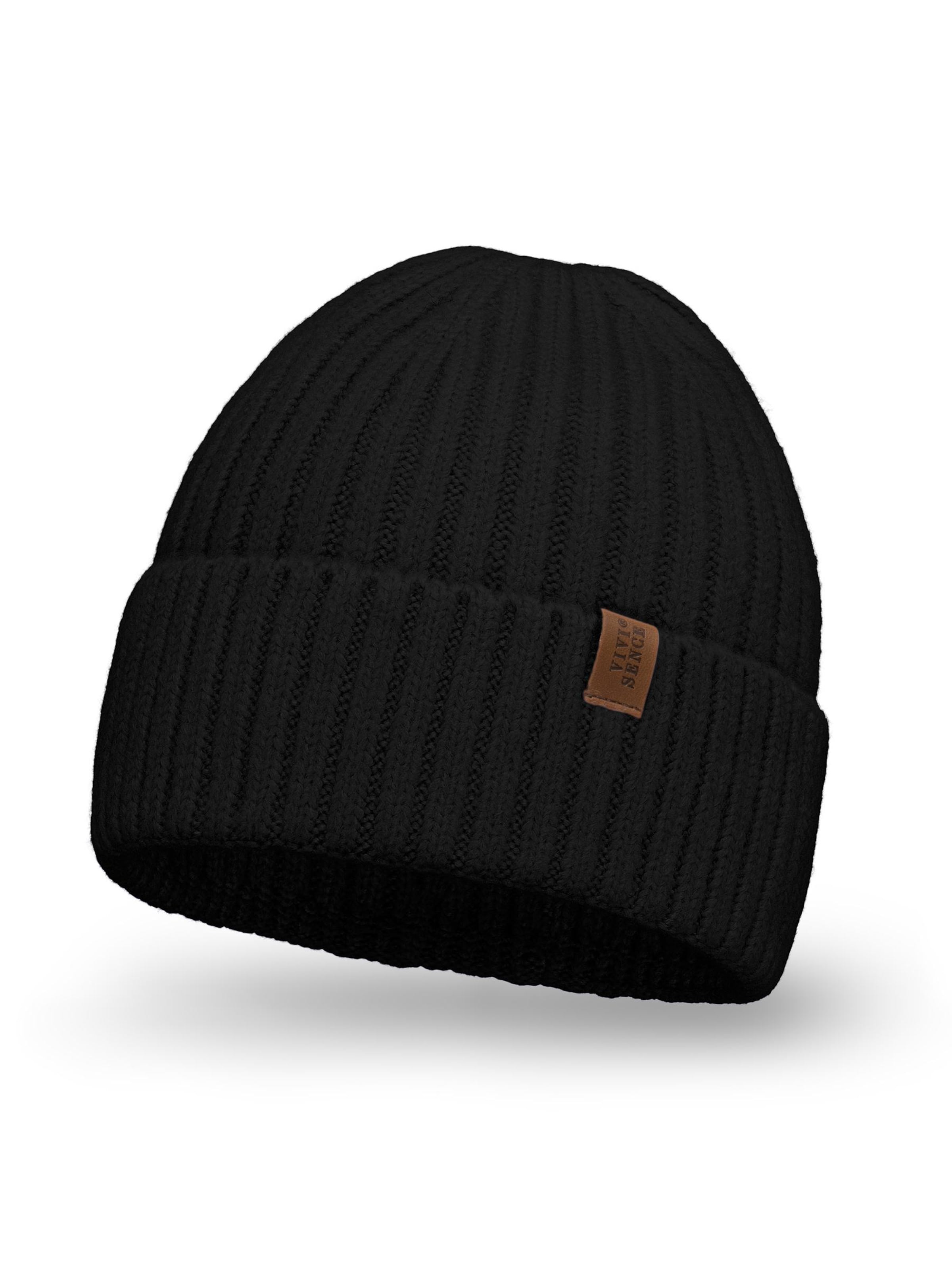 Vivisence Mütze '70104'‌‌ in Schwarz: Vorderseite