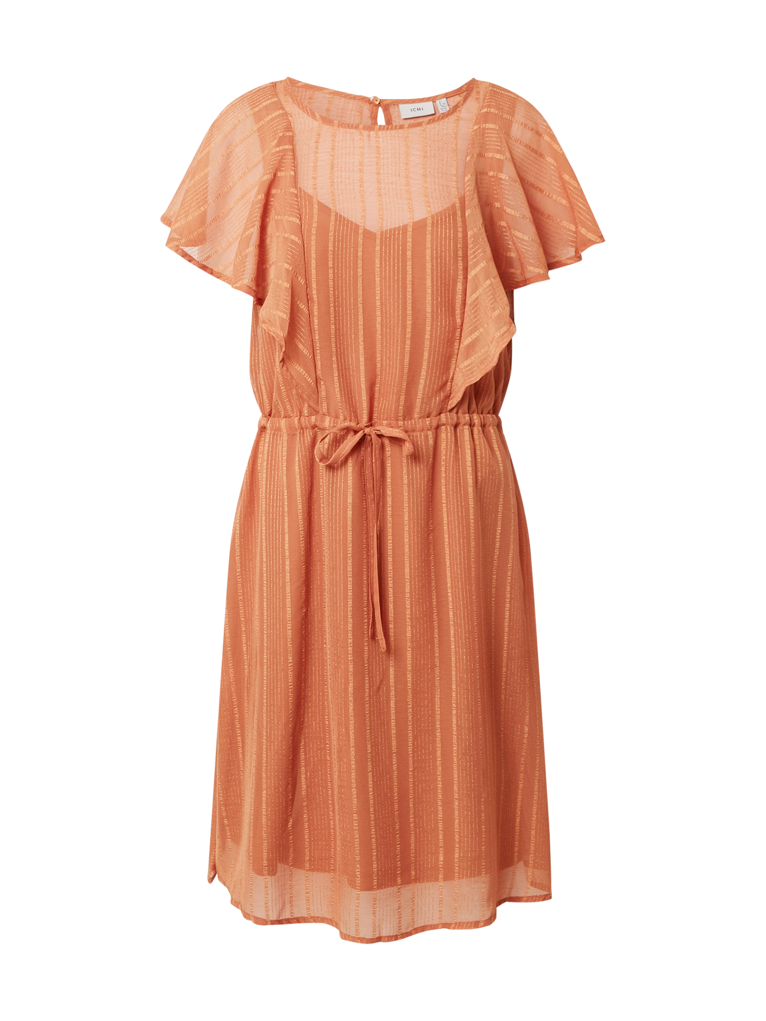 A45xK Odzież ICHI Kleid w kolorze Pomarańczowym 