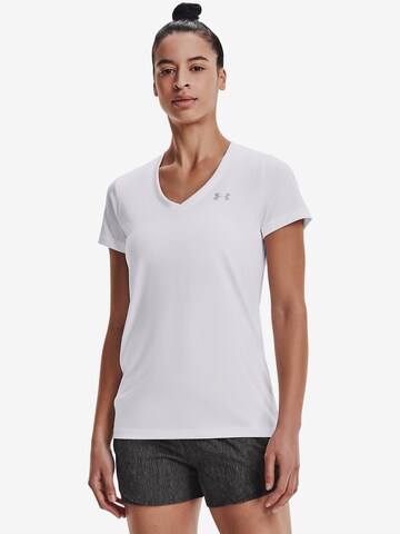 UNDER ARMOUR Functioneel shirt in Wit: voorkant