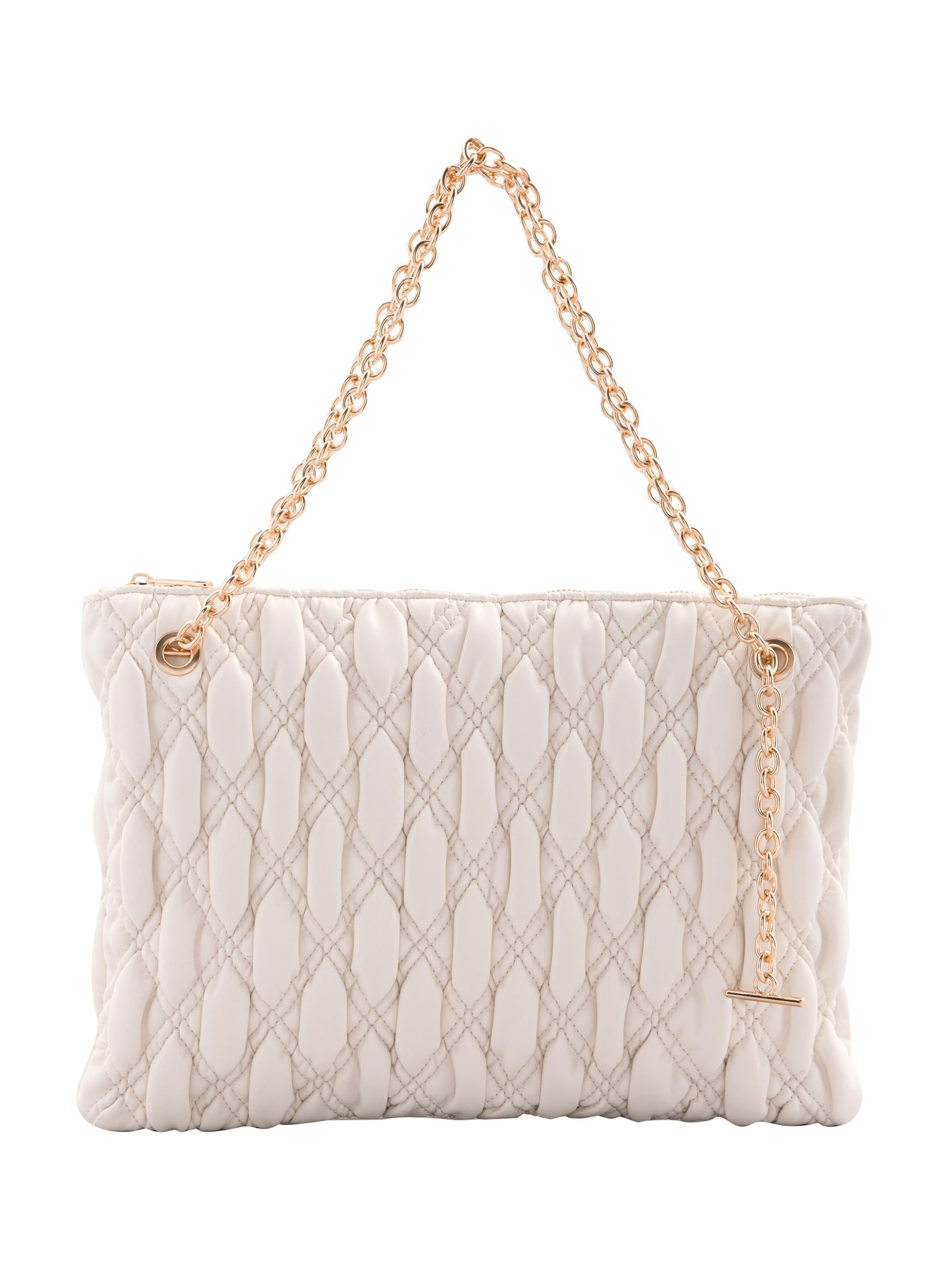 Lipsy - Mala de ombro em bege: frente