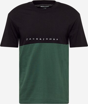 JACK & JONES - Camiseta 'COPENHAGEN' en negro: frente