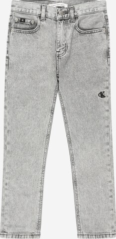 Calvin Klein Jeansregular Traperice - siva boja: prednji dio