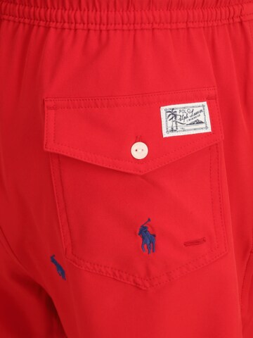 Polo Ralph Lauren Zwemshorts 'TRAVELER' in Rood