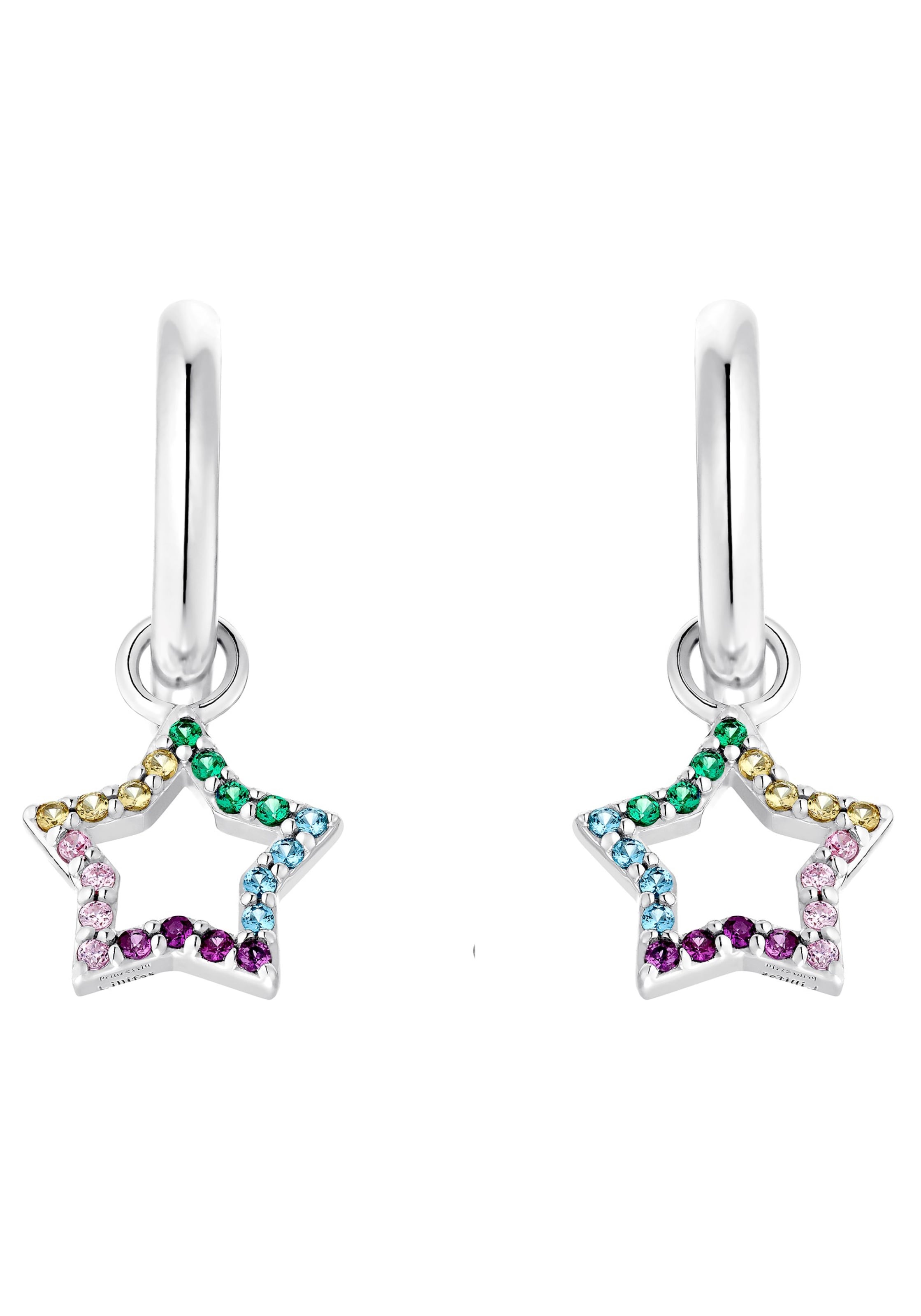 PRINZESSIN LILLIFEE Creolen in Silber: Vorderseite