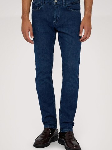 Coupe slim Jean Trussardi en bleu