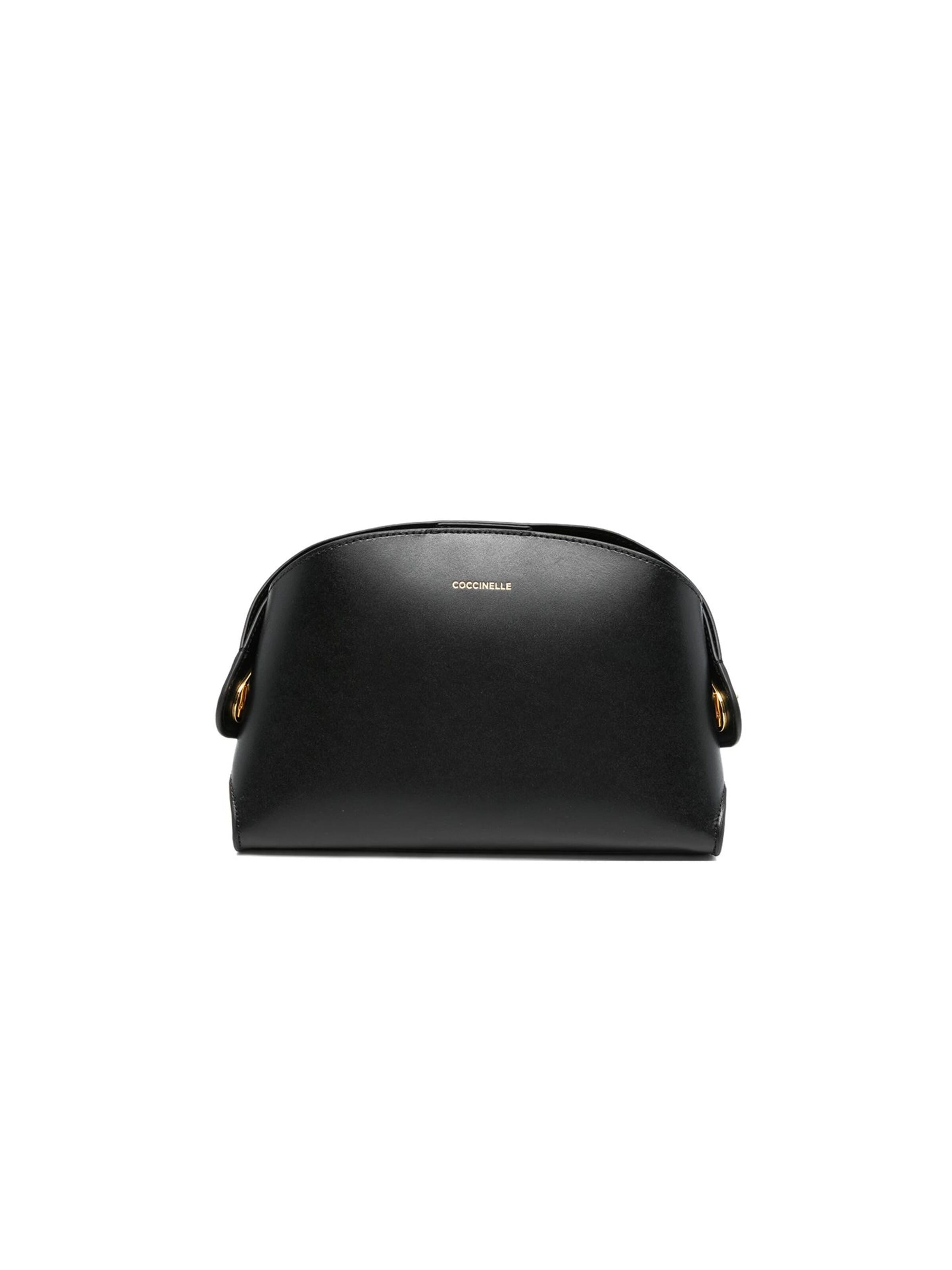 Coccinelle Handbag 'Handbag Calf Smooth Leather' in Black: front