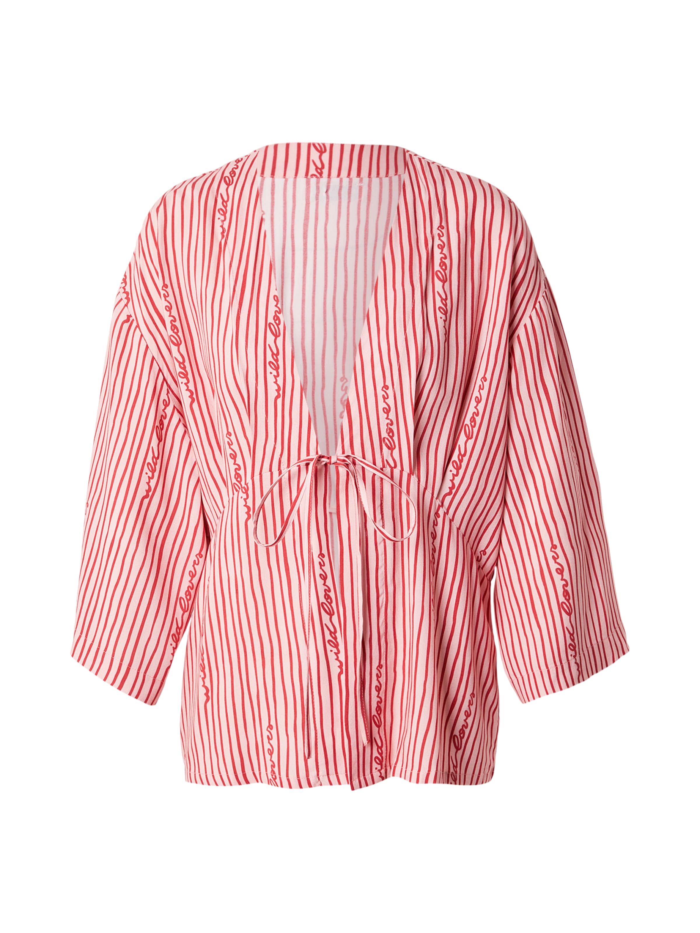 Chemise de nuit 'FLOR' WILD LOVERS en rouge : devant