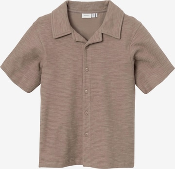 Coupe regular Chemise NAME IT en gris : devant