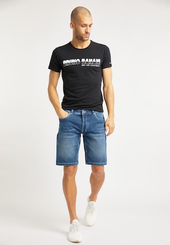 BRUNO BANANI T-Shirt 'Miller' in Schwarz