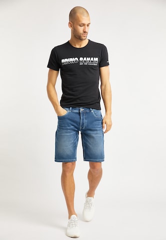 T-Shirt 'Miller' BRUNO BANANI en noir