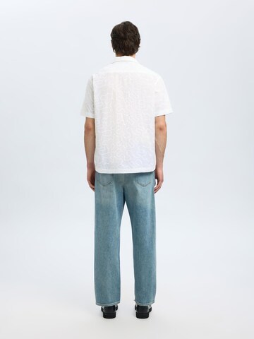 Fit confort Chemise SELECTED en blanc